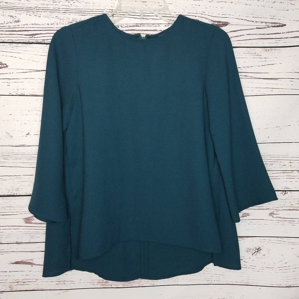 Topshop Emerald Green Blouse